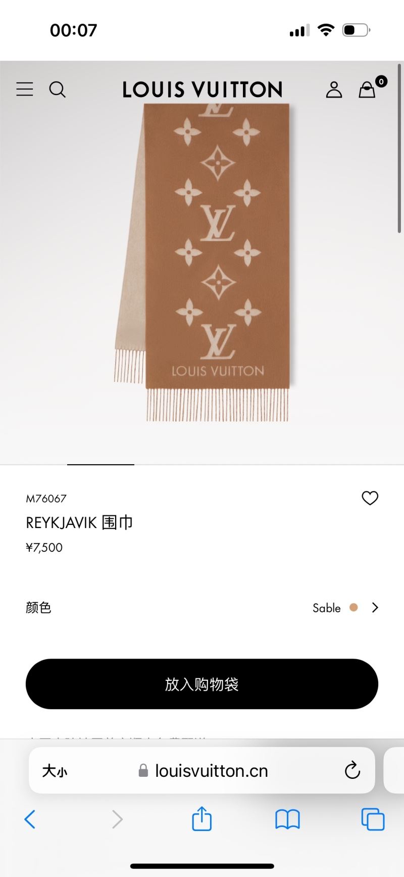 Louis Vuitton Scarf